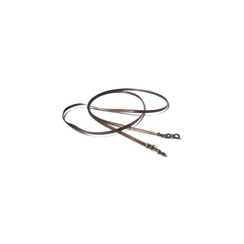 Ruban en satin Marron