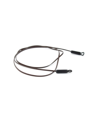 Cordons en cuir plat ciré-HOM11