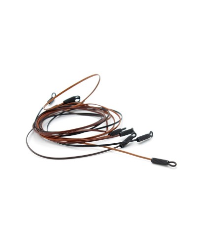 Waxed flat leather cord-HOM11