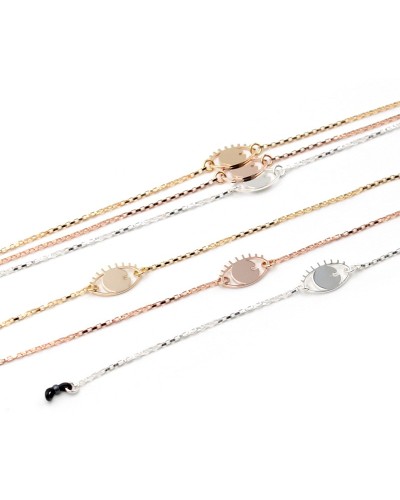 Chaînes métal avec des yeux