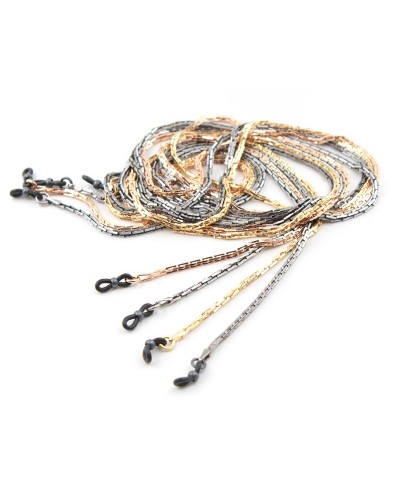 Chaînes métal serpent avec mailles rectangulaires