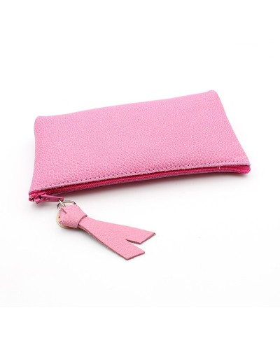 Hortensia zip leather pouche